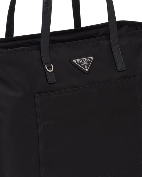 prada shopping bag nylon|pre owned prada nylon bag.